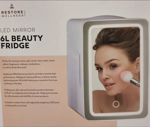 Mirrored beauty fridge ideal - mirrored,